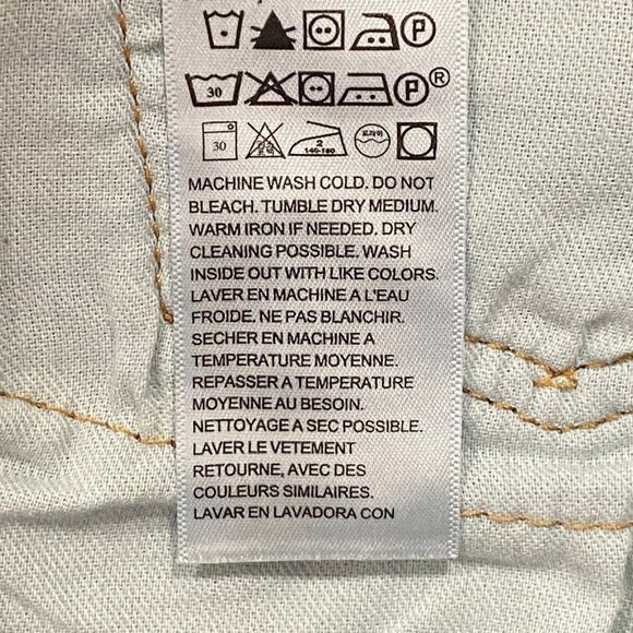 Levis 505 Jeans Mens 36 x 32 Straight Leg Regular Fit Medium Wash Denim - Picture 13 of 13